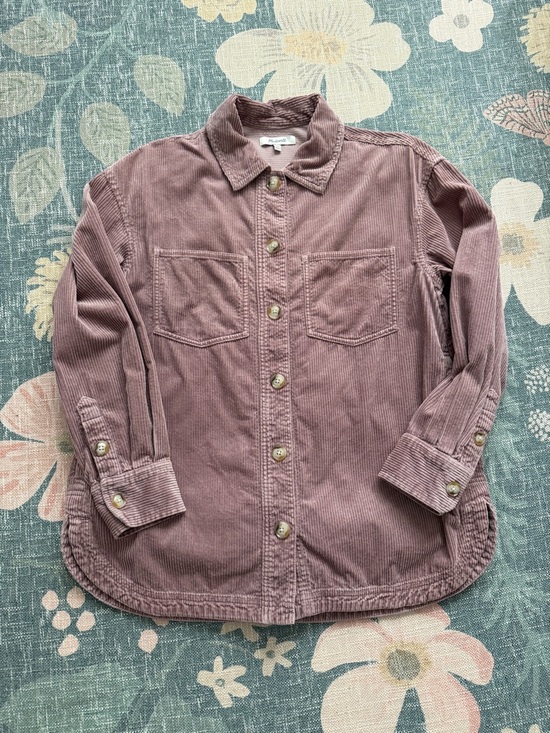 Madewell Jackets & Blazers - Madewell Corduroy Shirt Jacket in Dusty Mauve